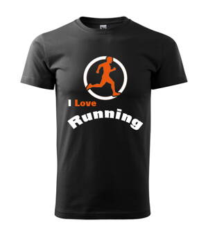 Tričko Running, čierne