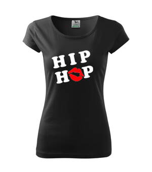 Dámske tričko HIP-HOP, čierne
