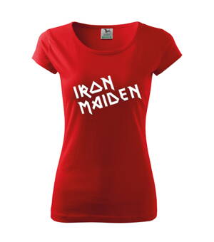 Dámske tričko IRON MAIDEN, červene