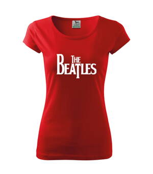 Dámske tričko THE BEATLES, červene