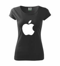 Dámske tričko apple, čierne