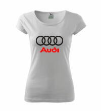 Dámske tričko Audi, biele