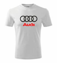 Tričko Audi, biele