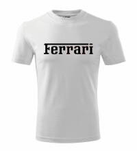Tričko Ferrari, biele