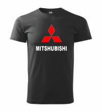 Tričko Mitsubishi, čierne