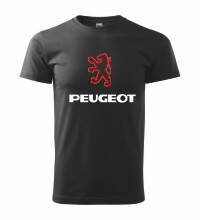 Tričko Peugeot, čierne