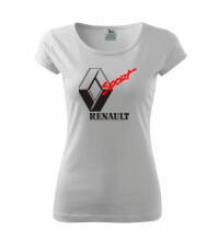 Dámske tričko Renault, biele
