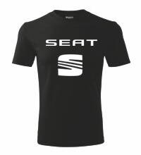 Tričko Seat, čierne 2