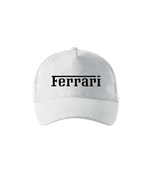 Šiltovka Ferrari, biela