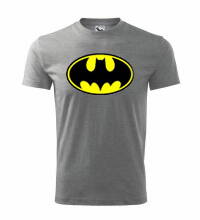 Tričko Batman, sivé