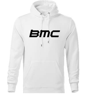 Mikina s kapucňou BMC, biela