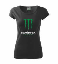 Dámske tričko Monster, čierne