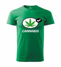 Tričko Cannabis, zelené