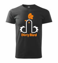 Tričko Dirty Bird, čierne