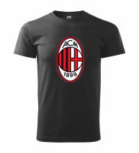 Tričko AC Miláno, čierne