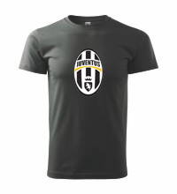 Tričko FC Juventus, tmavosivé