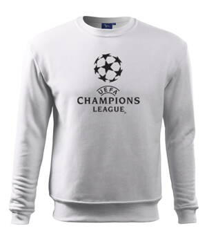 Mikina Champions League, biela