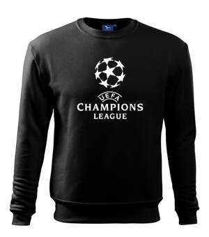 Mikina Champions League, čierna