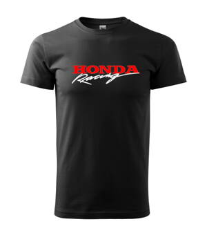 Tričko Honda racing, čierne