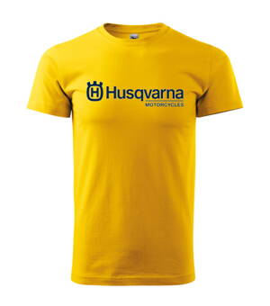 Tričko Husqvarna Moto, žlté