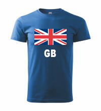 Tričko s logom GB, modré