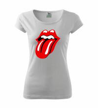 Dámske tričko Rock 2, biele