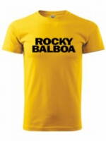 Tričko RockyBalboa, žlte