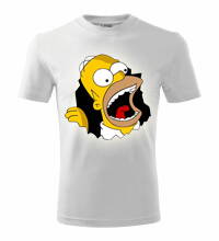 Tričko Simpsons, biele
