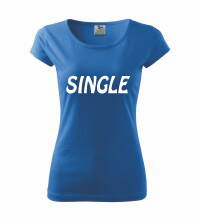Dámske tričko Single, modré