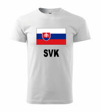 Tričko Slovakia, biele