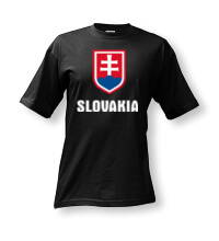 Tričko Slovakia, čierne