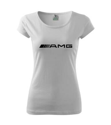 Dámske tričko AMG, biele