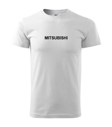 Tričko MITSUBISHI elegant, biele