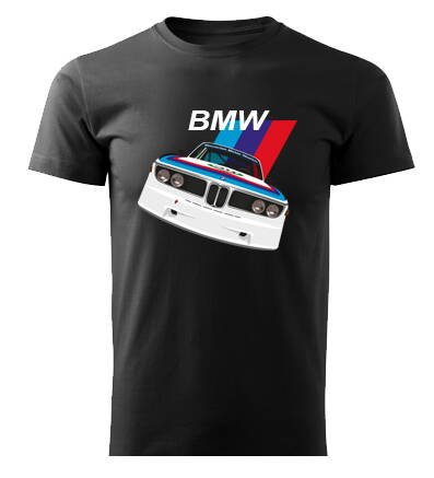 Tričko BMW auto 2, čierne