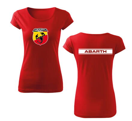 Dámske tričko ABARTH 2, červené