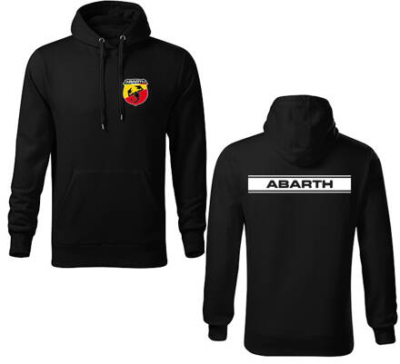 Mikina s kapucňou ABARTH 2, čierna