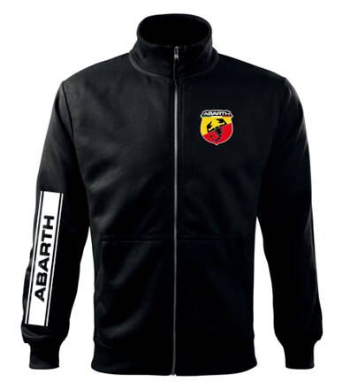 Mikina zips ABARTH 2, čierna