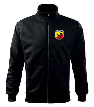 Mikina zips ABARTH, čierna