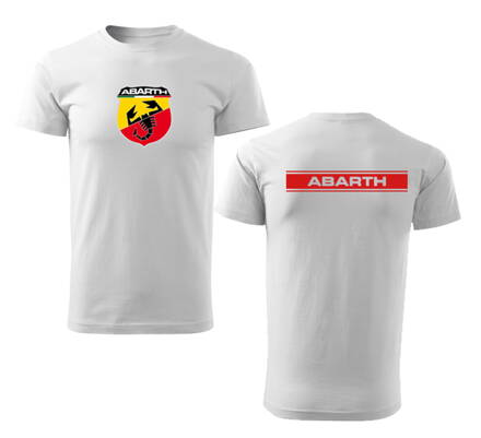 Tričko ABARTH 2, biele