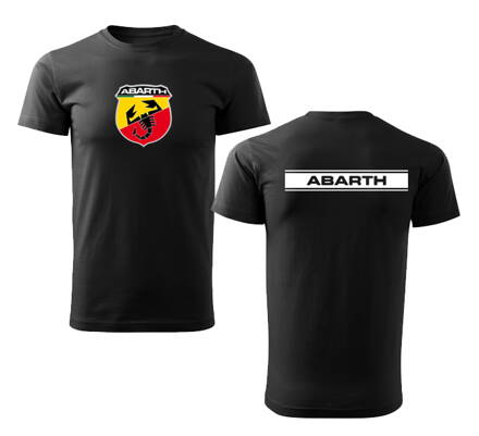 Tričko ABARTH 2, čierne