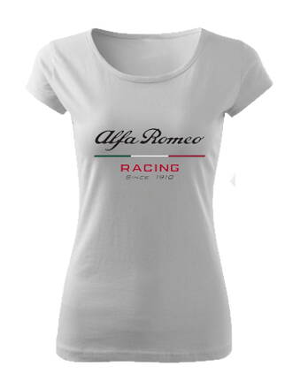 Dámske tričko Alfa Romeo F1 Team, biele