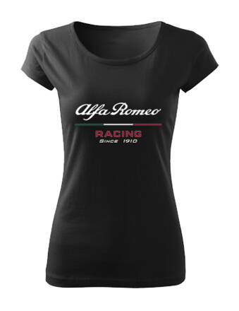 Dámske tričko Alfa Romeo F1 Team, čierne