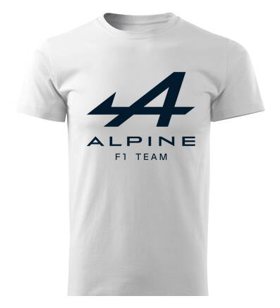 Tričko ALPINE F1 Team, biele