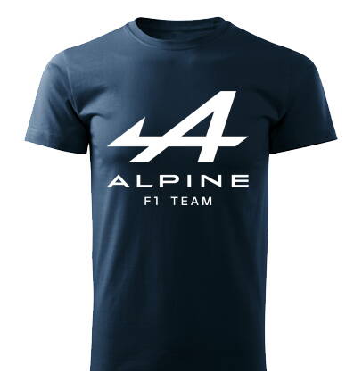 Tričko ALPINE F1 Team, tmavomodre