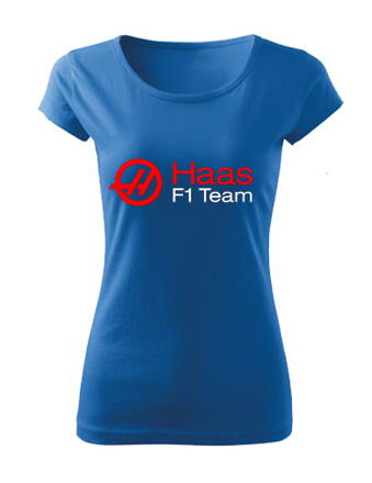 Dámske tričko HAAS F1 Team, modré