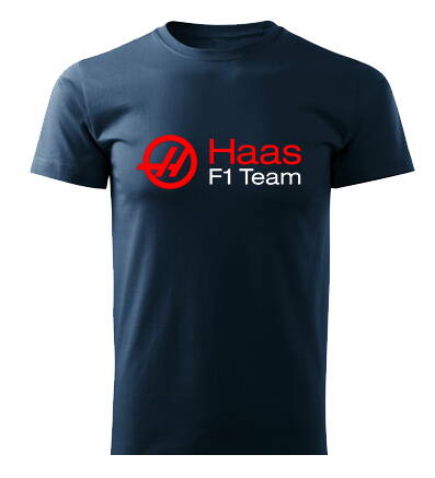 Tričko HAAS F1 Team, tmavomodré