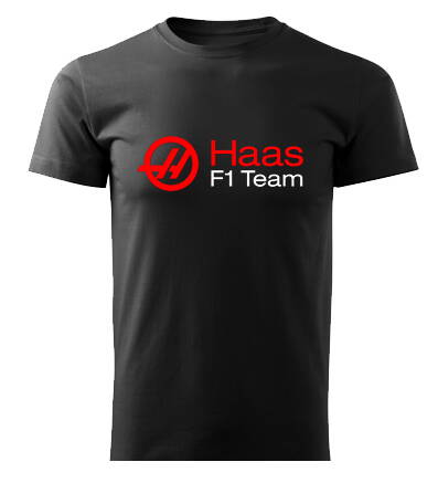 Tričko HAAS F1 Team, čierne