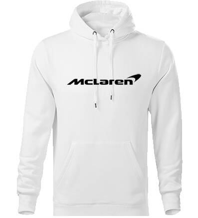 Mikina s kapucňou McLaren, biela