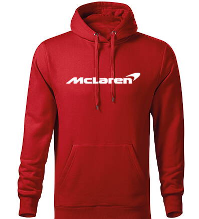 Mikina s kapucňou McLaren, červená 
