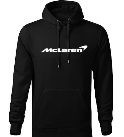 Mikina s kapucňou McLaren, čierna